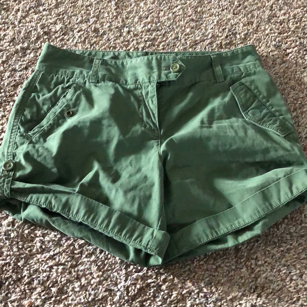 Green J. Crew shorts